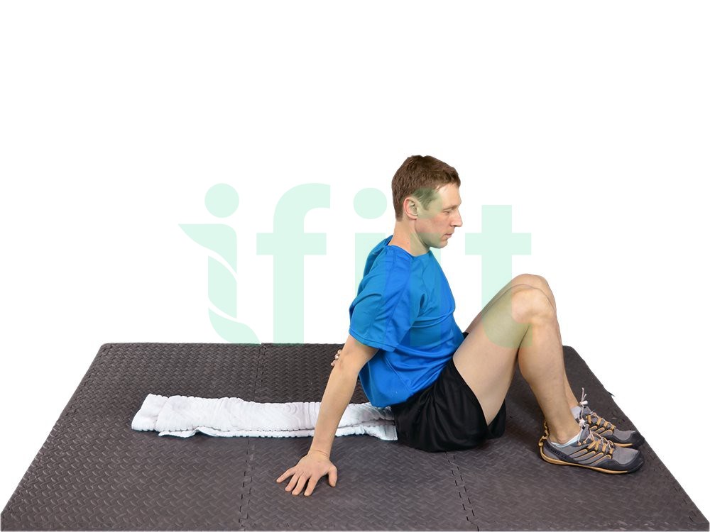 Supine Lying - Arms at Side  (Towel Horizontal)