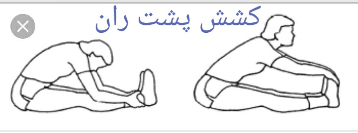 کشش پشت ران
